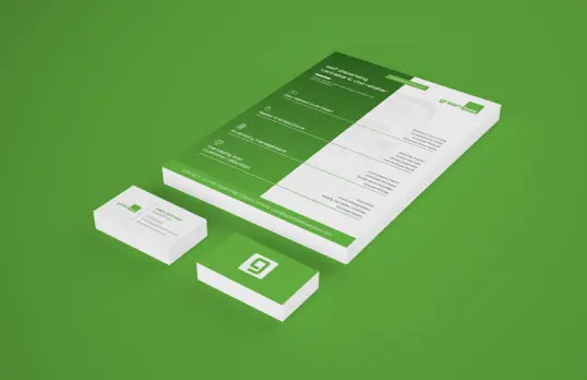 Greenbox marketing collateral